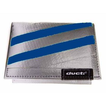 Ducti Duct Tape Undercover Wallet - Silver/Blue