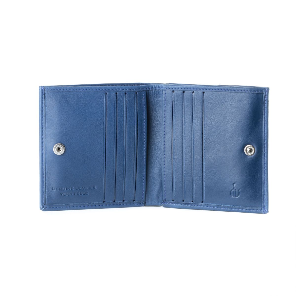 dv Small mans elegant billfold wallet  - Blue