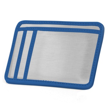Stewart/Stand Stainless Steel Minimal Wallet - Silver/Blue