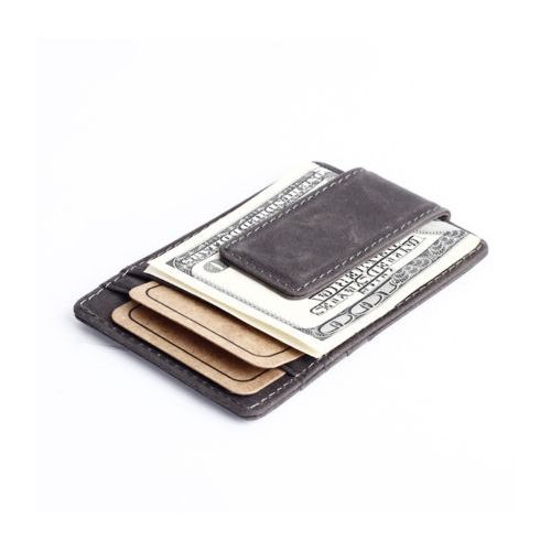 Genuine Leather Wallets Phone Men's Leather Wallets Long Wallet Clutch Money Clip Wallet