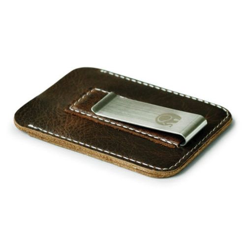 Money clip leather wallet, Slim leather wallet, Slim wallet