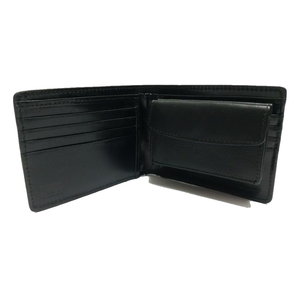 WALLET Removable Coin Pouch - Black | Wallets Online