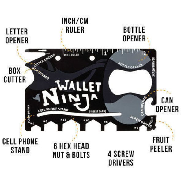 ninja wallet card