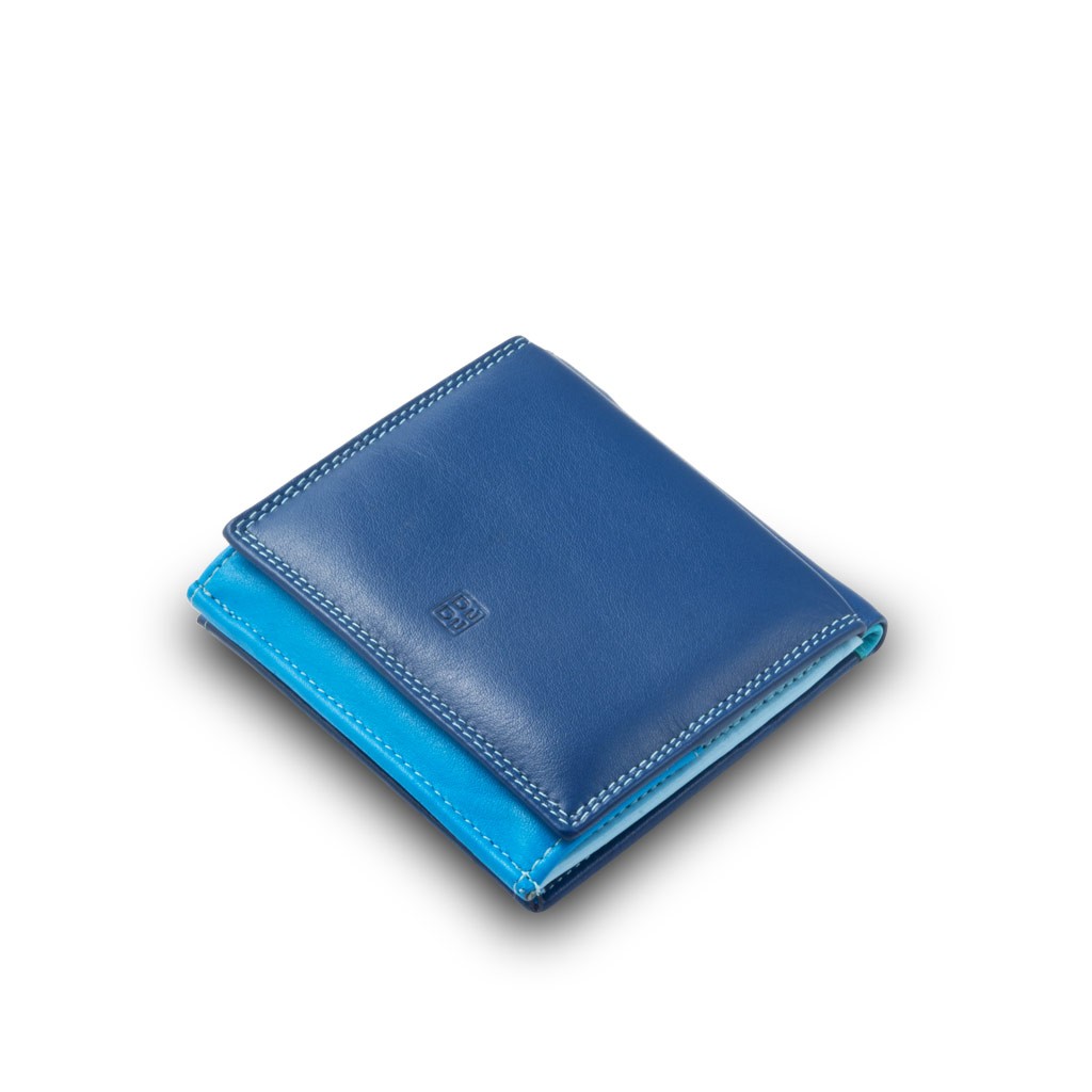 DuDu Small mans elegant wallet - Blue | Wallets Online