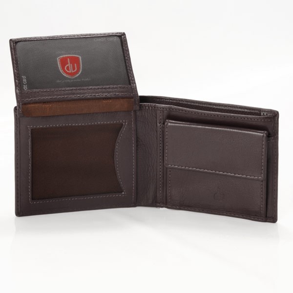 dv Thin Leather wallet with coin purse Red - Wallets Brands