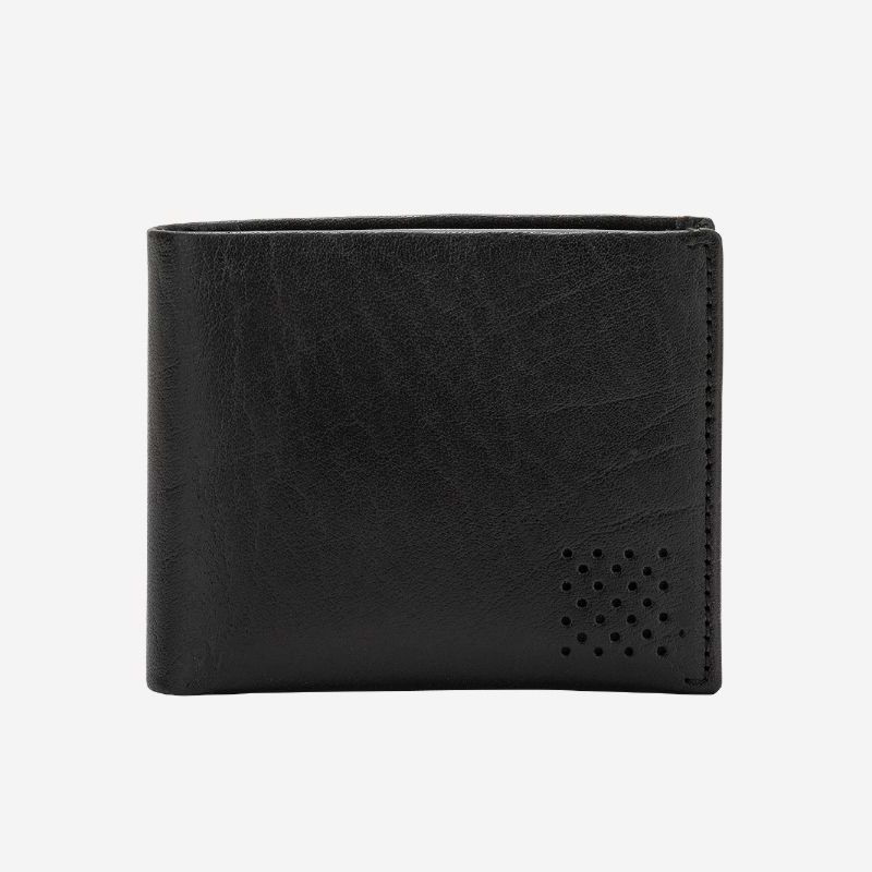 Buy Adamis Black Colour Pure Leather Wallet for Men (W363) Online