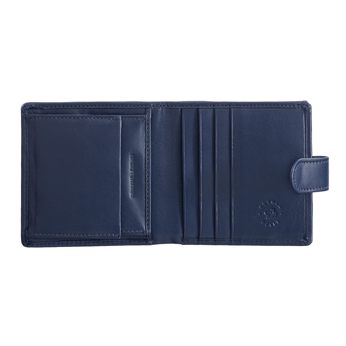 Small mens wallet with coin pocket Nappa Jeff Nuvola Pelle