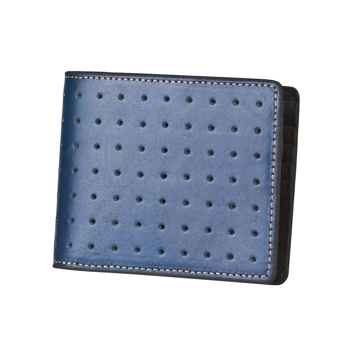 J.FOLD Loungemaster Leather Wallet  - Blue