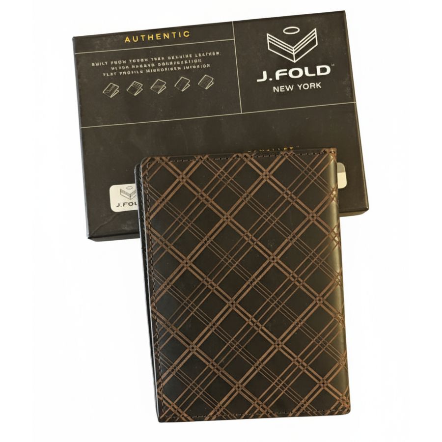 J.FOLD Passport Carrier - Plaid