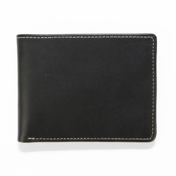 J.FOLD Leather Wallet Havana - Black/Camo