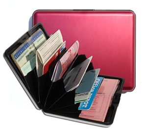 OGON Aluminum Wallet Big - Red