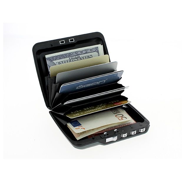OGON Mini Safe Code Wallet Platinium - Wallets Brands
